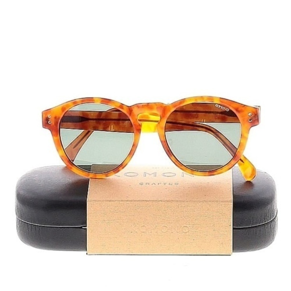 KOMONO Clement Caramel Demi New Sunglasses tortoise round - Picture 3 of 16